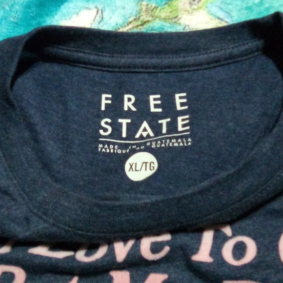 Free State Navy short sleeve dog shirt - Picture 3 of 4